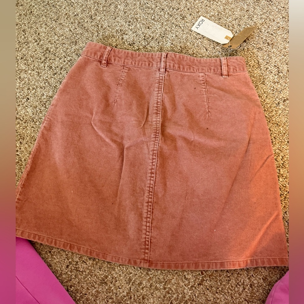 Roxy button down corduroy skirt pink - Picture 7 of 8
